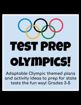 Preview of Olympic Themed Test Prep Unit Plans