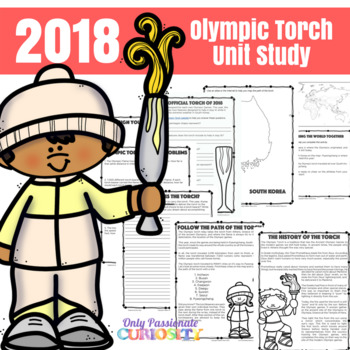 Preview of Olympic Torch Unit Study for the 2018 Winter Olympics