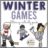 Winter Games | Literacy Activities for Kindergarten and Fi