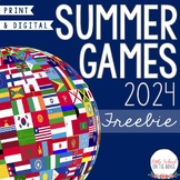 Olympics 2024 FREEBIE | Print and Digital
