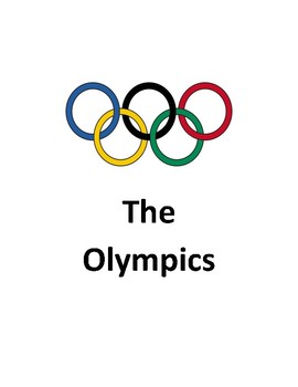 Olympics Activity book by Mrs Flicks Class | TPT