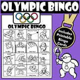 Olympics Bingo Game Activity with Printable Bingo Cards
