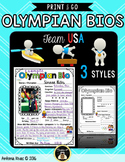 Famous Athlete Biography Writing Posters