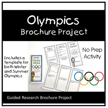 Preview of Olympics Brochure Project - Winter, Summer and Paralympics