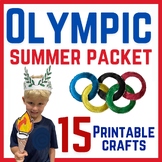 Olympics Craft, Crown coloring & other end of year & Summe