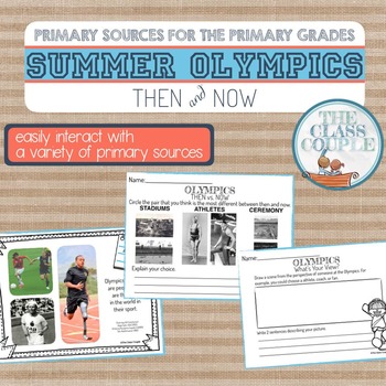 Preview of Olympics Primary Sources for the Primary Grades