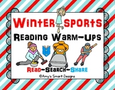 Olympics: Winter Sports Reading Warm-ups