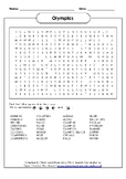 Olympics Word Search