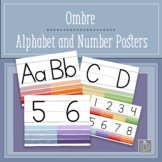 Ombre Alphabet Posters