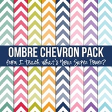 Ombre Chevron Digital Paper Pack