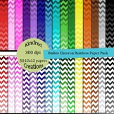 Ombre Chevron Paper Pack