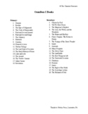Book List | Omnibus I