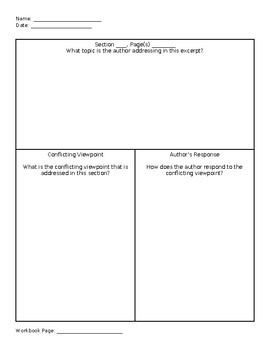 Preview of Omnivore's Dilemma - Conflicting Viewpoints (EL alternative Worksheet)
