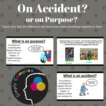 Preview of On Accident or On Purpose?  Understanding Intent