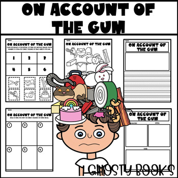 Preview of On Account of the Gum Book Companion Writing Response Coloring