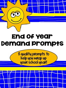 Preview of On Demand End of Year Writing Assessments - Easy Grade Writing Prompts