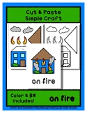 On Fire - Cut & Paste Craft - Super Easy Perfect for Pre-K