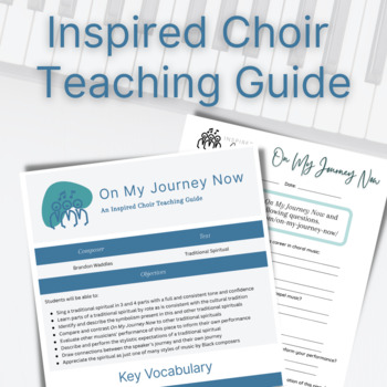 Preview of On My Journey Now Choir Teaching Guide