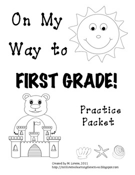 Preview of On My Way to 1st Grade! {Kindergarten Review Practice Packet}