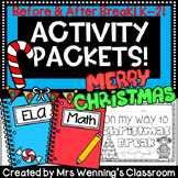 Christmas Packets! Before and After Christmas Break Activi