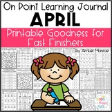 On Point Learning Journal:  April {Printable Goodness for 
