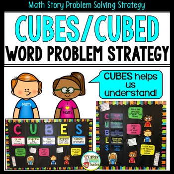 Preview of CUBES Math Strategy for Word Problems Poster Set