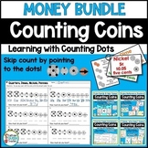 Coin and Money Counting Bundle with Counting Dots on the M