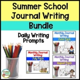Summer Writing Journal Prompts for Summer School - Daily W