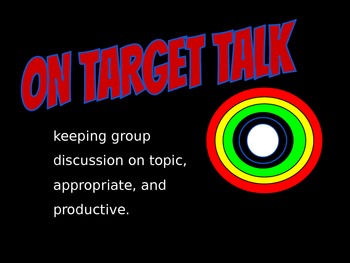 Preview of On Target Talk:Communication in a Cooperative Learning Group