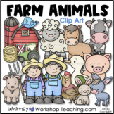 Farm Animals Clip Art Set