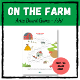 On The Farm - /sh/ Game Board