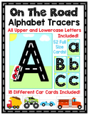 On The Road Alphabet Tracers - Upper + Lowercase Letters a