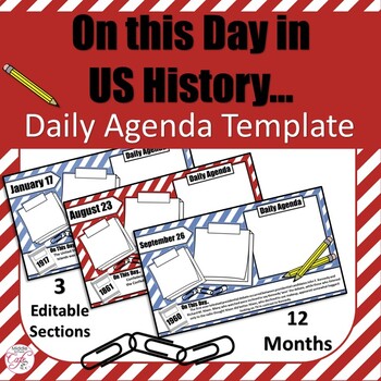 Preview of On This Day In US History - Daily Agenda