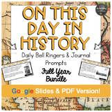 On This Day in History Yearlong  (AUGUST to MAY) Bell Ring