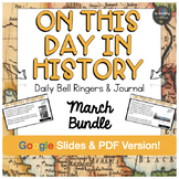 On This Day in History Bell Ringer- MARCH Edition - (Part 