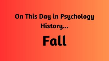 Preview of On This Day in Psychology History: Fall Bundle | Bell Ringer, Opener | No Prep!