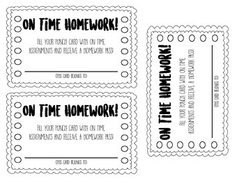 homework on time cards