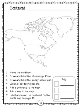 On Top Of The World: A Continents, Oceans, And Mapping Workbook 