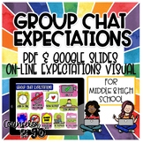 On-line Group Chat Expectations for Distance Learning Midd