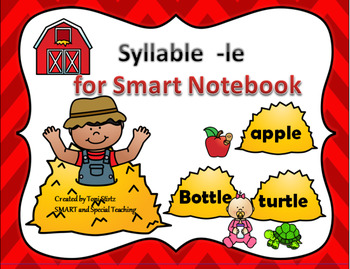Preview of Smart Board  Syllable -le (Orton-Gillingham Phonics)