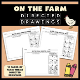 On the Farm - Farm-Theme Directed Drawing Activity Set