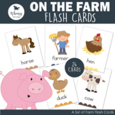 On the Farm Flash Cards