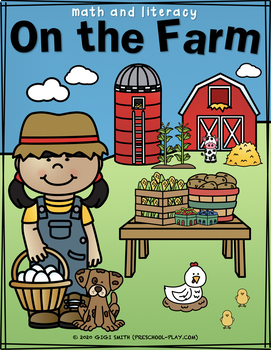 On the Farm Math and Literacy by Gigi Smith | Teachers Pay Teachers