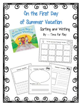 Spring Break Vacation Activity Writing Paper Kindergarten First Second  Grade