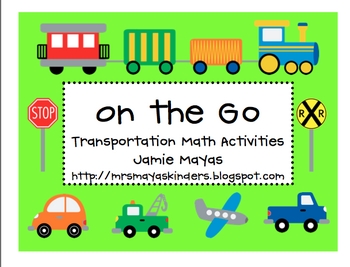 Preview of On the Go Transportation Math Activities