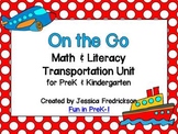 On the Go Transportation Unit for PreK & Kindergarten