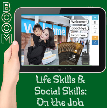 Preview of On the Job: Boom Social and Life Skills Simulation (distance learning w/ audio)