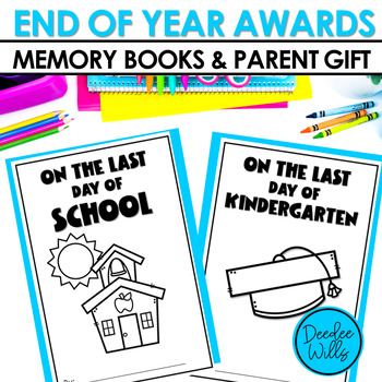 Preview of Kindergarten Graduation, End of Year Memory Book, End of Year Craft & Awards