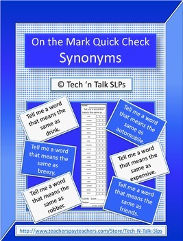 Quick Synonyms by Matt Rajca
