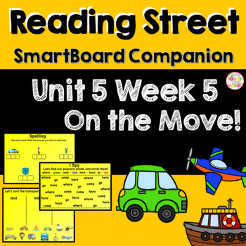 Preview of On the Move! SmartBoard Companion Kindergarten